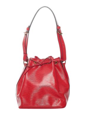 Louis Vuitton Red Epi leather Petit Noe bag