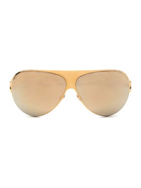 x Bernhard Willhelm Gold-tone metal Franz aviator sunglasses
