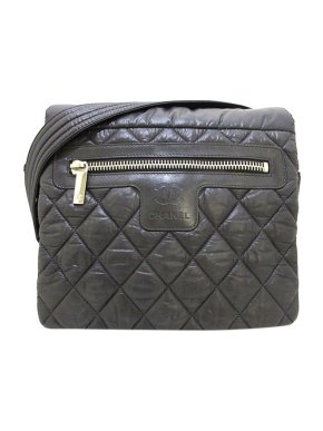 Chanel Vintage black nylon Coco Cocoon crossbody bag