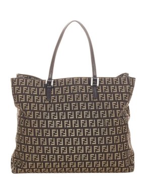 Fendi Zucchino canvas tote bag
