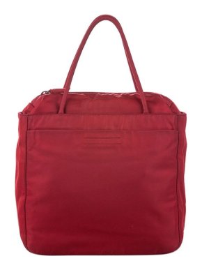 Prada Red nylon Tessuto tote bag