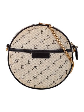 Stella McCartney Logo canvas chain crossbody bag