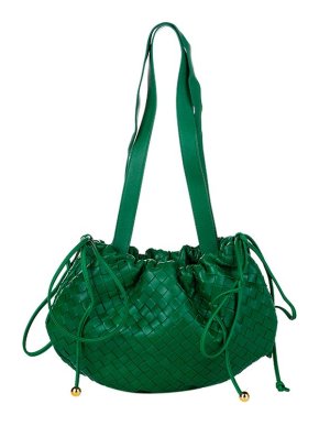 Bottega Veneta Green Intrecciato leather Bulb bag