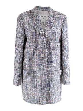 Chanel Fantasy tweed longline jacket