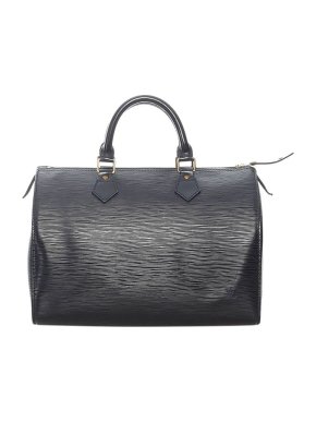 Louis Vuitton Black Epi leather Speedy 30 bag