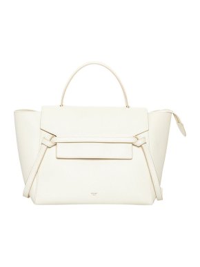 Celine White leather mini Belt bag