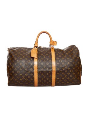 Louis Vuitton Monogram canvas Keepall 55 travel bag