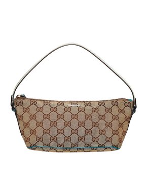 Gucci Vintage GG canvas Boat bag