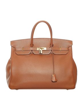 Hermes Tan Epsom leather Birkin 40 bag GHW