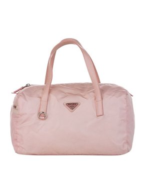 Prada Pink nylon Tessuto tote bag