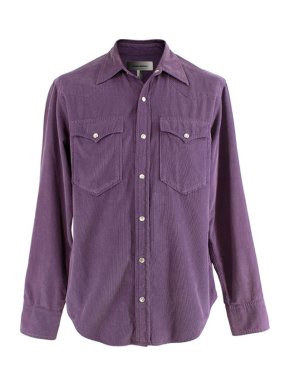 Isabel Marant Purple Corduroy Shirt