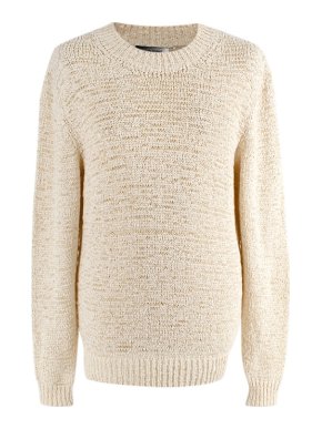 Isabel Marant Oatmeal ribbon knit jumper