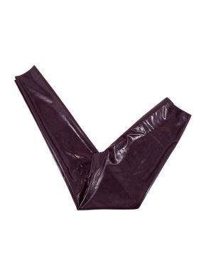 Saint Laurent Purple latex leggings