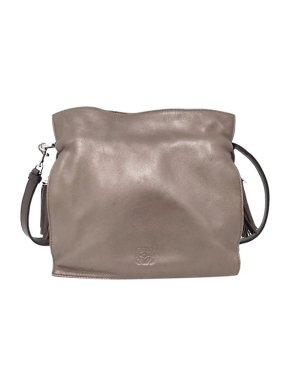 Loewe Vintage grey leather Flamenco Knot bag