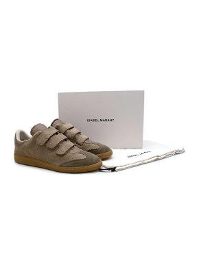 Isabel Marant Beth Taupe Suede Sneakers