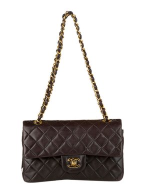 Chanel Black leather quilted small flap bag