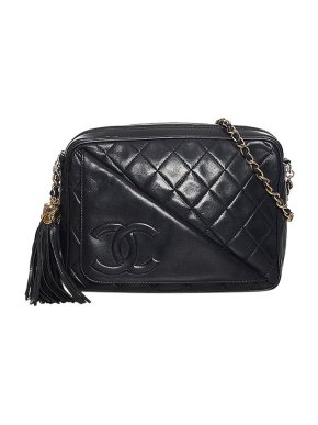 Chanel CC Quilted Lambskin Vintage Shoulder Bag