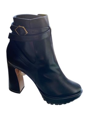 Nicholas Kirkwood Black Leather Ankle Boots