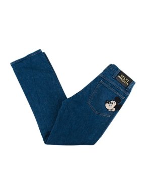 Gucci x Disney dark-wash denim straight jeans