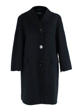 MaxMara 'S black wool coat