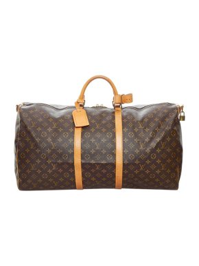 Louis Vuitton Monogram canvas Keepall Bandouliere 50 travel bag
