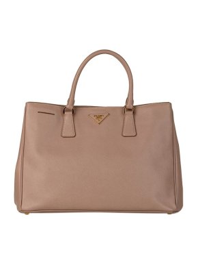 Prada Nude Saffiano leather Galleria bag
