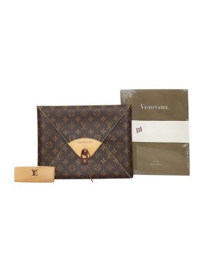 Louis Vuitton Monogram canvas Visionaire clutch