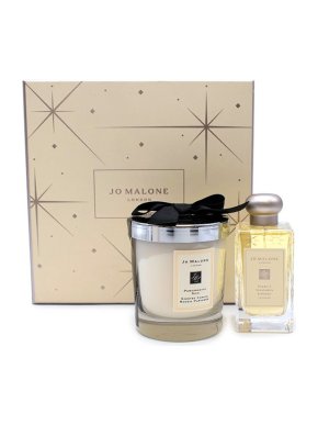 Jo Malone Pomegranate Noir scented candle & Starlit Mandarin cologne gift set