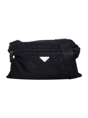 Prada Black nylon Tessuto crossbody bag