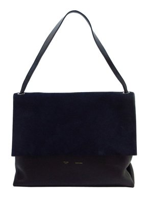 Celine Black leather All Soft flap bag