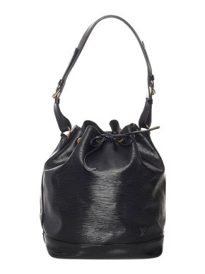 Louis Vuitton Black Epi leather Noe bucket bag