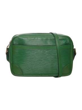 Louis Vuitton Green Epi leather Trocadero camera bag