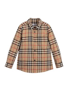 Burberry Kids 6Y Cotton Poplin Vintage Check Shirt