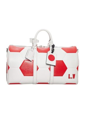 Louis Vuitton FIFA World Cup Keepall Bandouliere Hexagonal 50 Red Epi