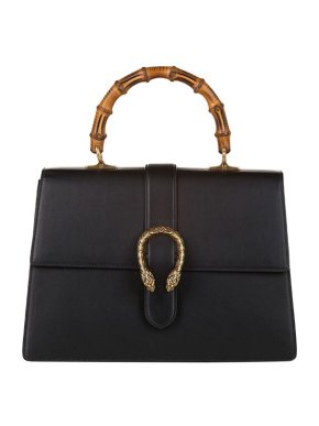 Gucci Black leather large Dionysus bag