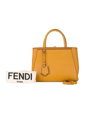 Fendi Orange leather 2Jours bag