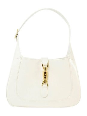 Gucci White leather small Jackie bag