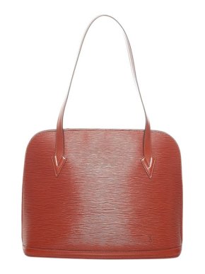 Louis Vuitton Cognac Epi leather Lussac bag