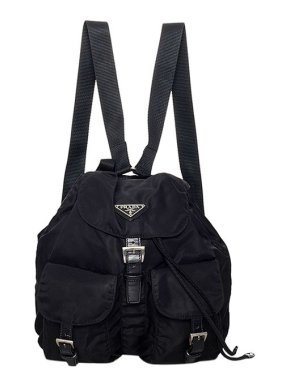 Prada Black nylon Tessuto backpack
