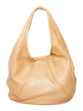 Bottega Veneta Cream leather Baseball hobo bag
