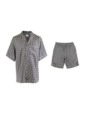 Burberry TB Monogram Silk Pyjama Set