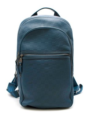 Louis Vuitton Blue Damier Infini Michael Backpack