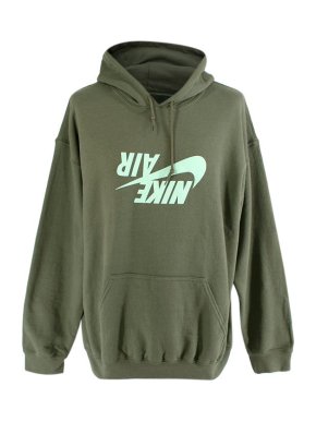 Nike Green cotton jersey Cactus Jack hoodie