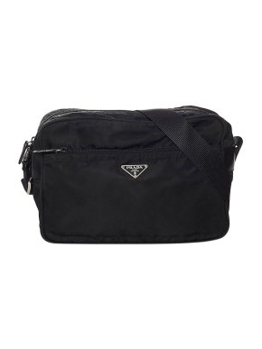 Prada Black nylon Tesstuto crossbody bag