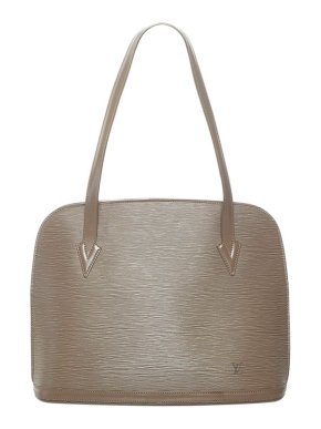 Louis Vuitton Greige Epi leather Lussac bag