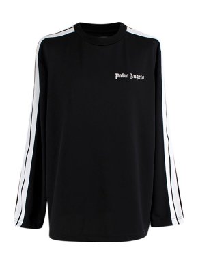Palm Angels Black & White Track Top