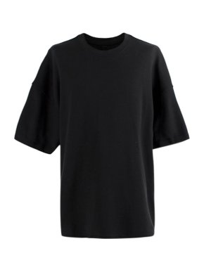 Fear of God Black cotton jersey oversized T-shirt
