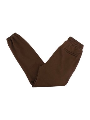 Les Benjamins Brown cotton jersey printed joggers