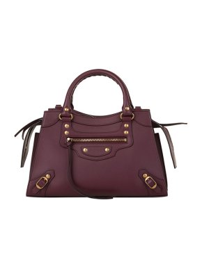 Balenciaga Plum leather Neo City bag