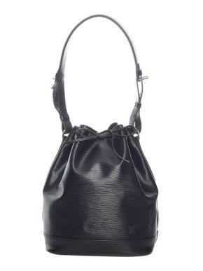 Louis Vuitton Black Epi leather Noe bucket bag